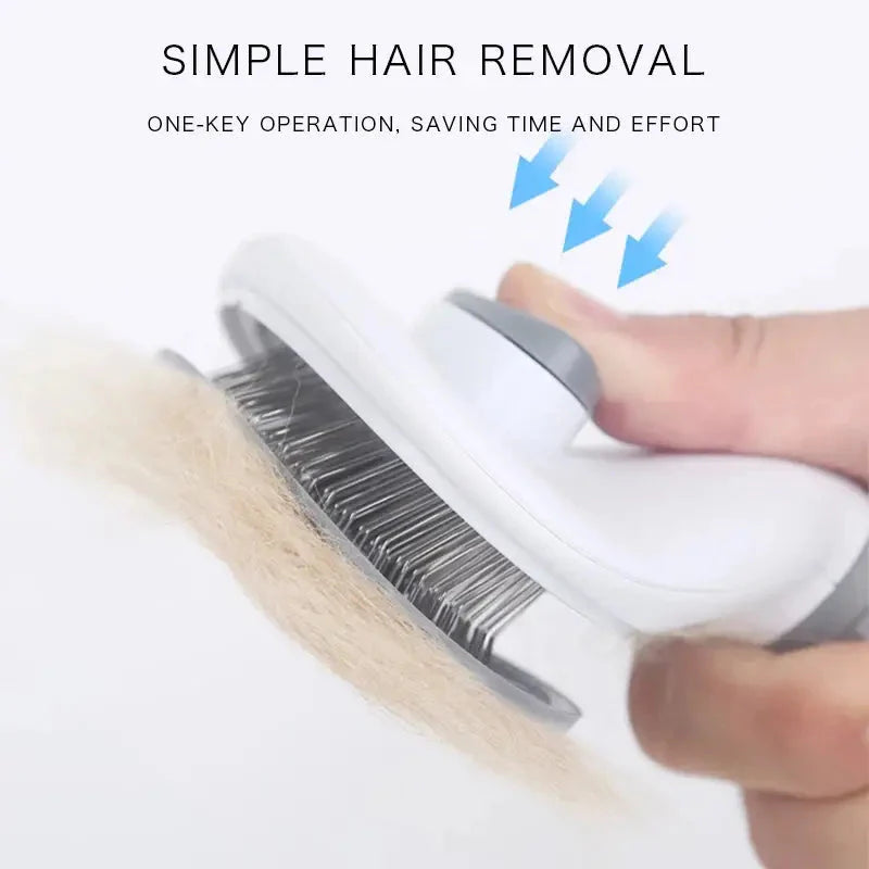 Self Cleaning Slicker Brush Suitable for Pets with Long or Short Hair