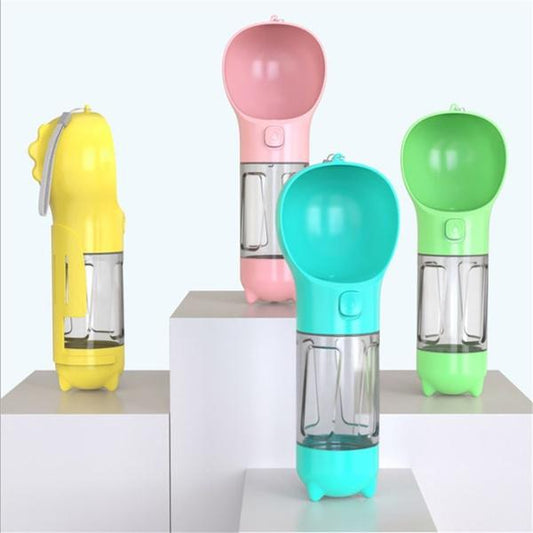 4-in-1 Portable Dog Water Bottle Dispenser